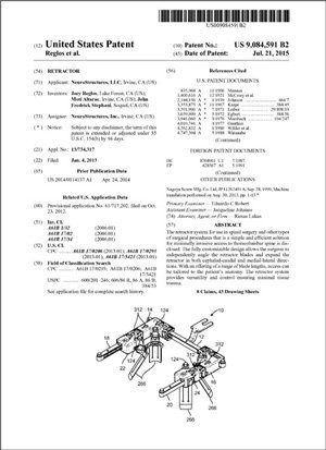 Retractor Patent 9084591